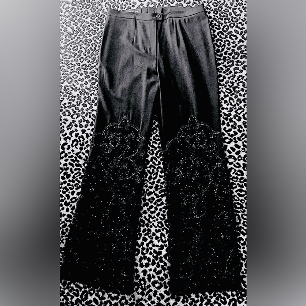 Escada Sequined Dress Pants